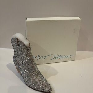 NWB Betsey Johnson Diva Rhinestone Cowboy Bootie